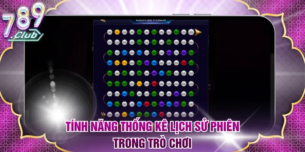 Tính năng thống kê lịch sử phiên trong trò chơi